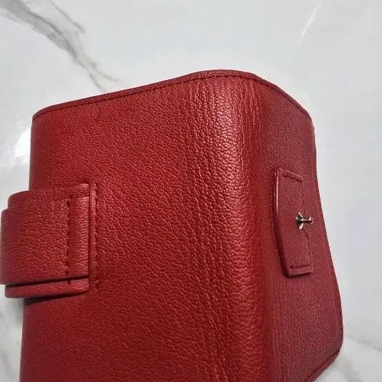 [BUNJANG] Fruaa Red Bifold Wallet / 프루아 레드 반지갑