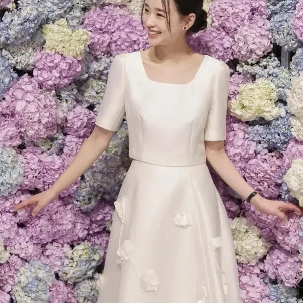 [BUNJANG] MICHAA Son Yeon-jae Inspired Two-Piece Set (Size 55) / 미샤 손연재 돌잔치 착용 투피스 55