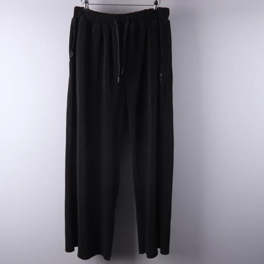 [BUNJANG] Life Work Pleated Wide Pants Black (L) / 라이프워크 플리츠 와이드 팬츠 블랙 (L) 5616