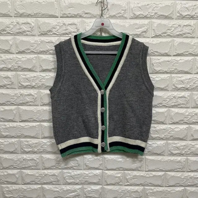 [BUNJANG] Women's Knit Vest / @568) 니트조끼
