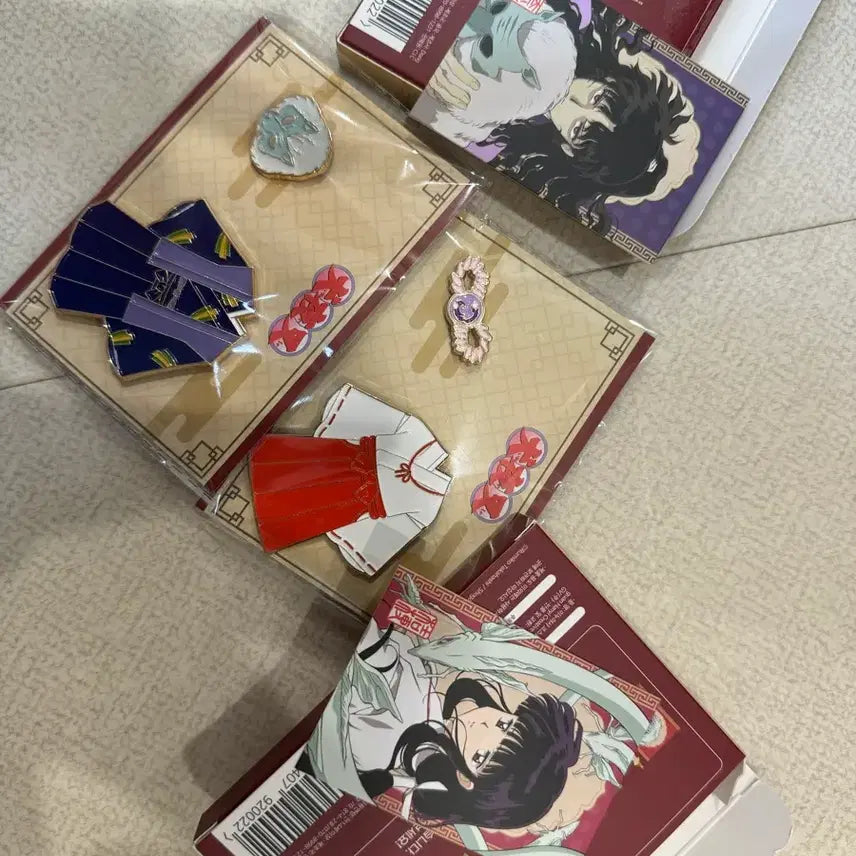 [BUNJANG] Inuyasha CGV Exclusive Badge Set / 이누야샤 뱃지 cgv 특전 굿즈
