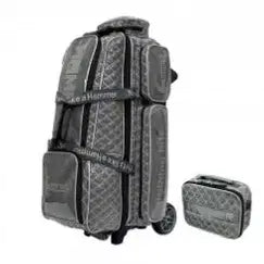 [BUNJANG] Hammer 3-Ball Roller Bag + Accessory Bag Silver / 볼링가방[새제품] 햄머 3볼롤러백+악세백 실버