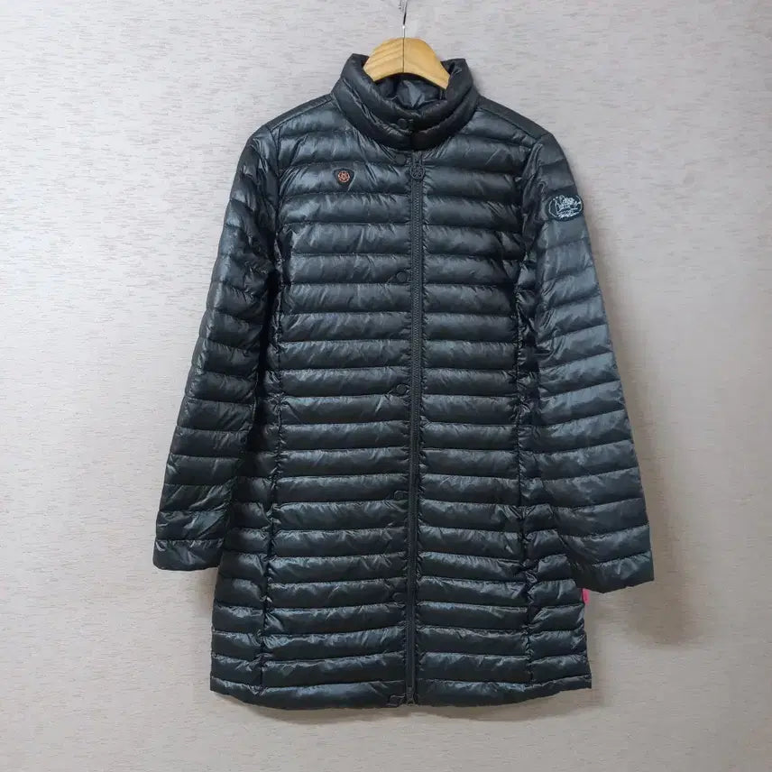 [BUNJANG] Wild Rose Down Lightweight Padding Jacket - Dark Grey / B9-11/와일드로즈 다크그레이 오리털 경량패딩  가을겨울 여성