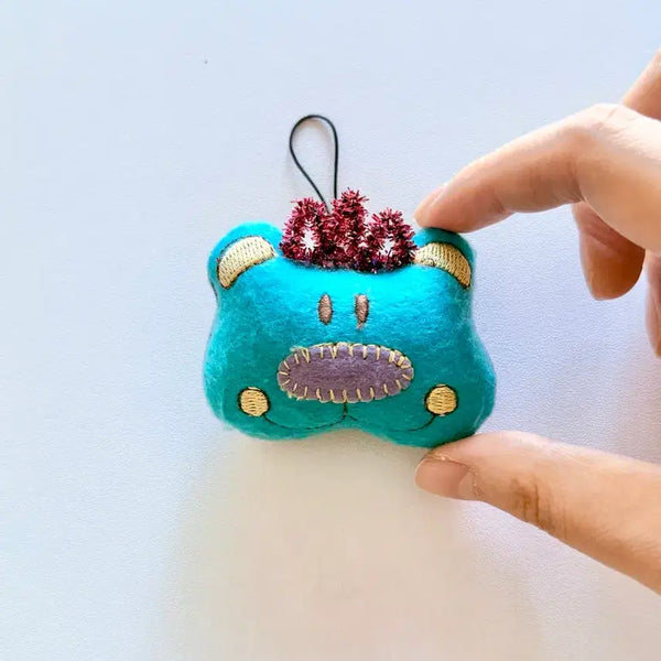 [BUNJANG] Vintage Stationery Phone Strap Charm Bear / 고전문구 폰줄 키링 곰