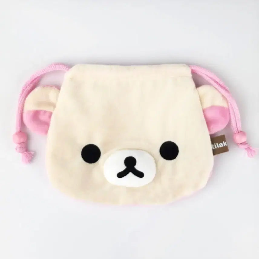 [BUNJANG] San-X Rilakkuma Korilakkuma Drawstring Pouch / 산엑스 리락쿠마 코리락쿠마 조리개 조이개 복주머니 파우치