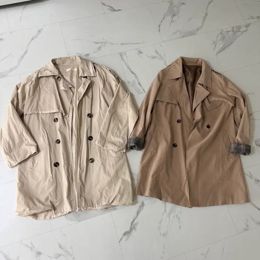 [BUNJANG] Trench Coat Bundle / 트랜치코트 2장 일괄
