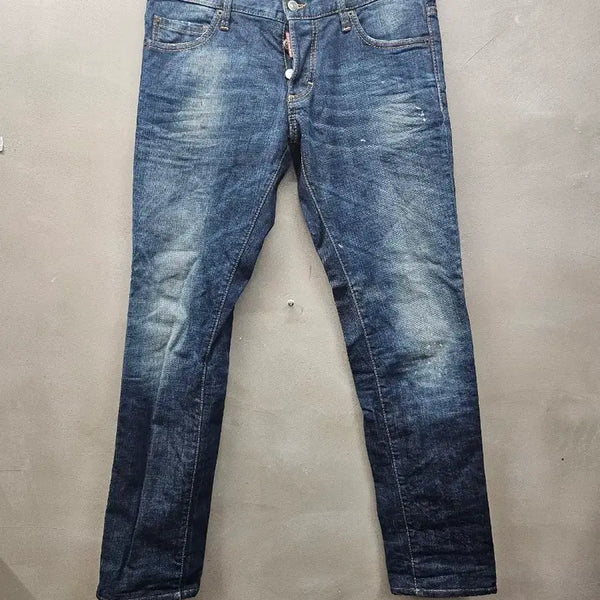 [BUNJANG] DSQUARED2 Men's Washed Denim Jeans / 디스퀘어드2 청바지 남성용 워싱 데님 기장99