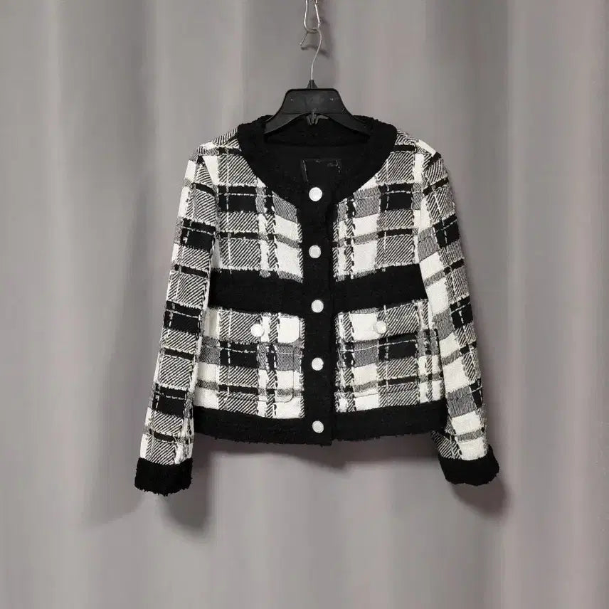 [BUNJANG] Check Tweed Jacket / 체크 트위드 자켓