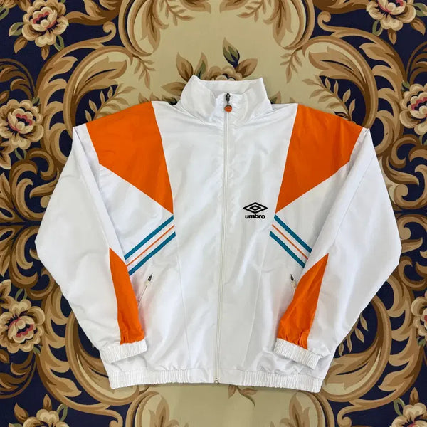 [BUNJANG] Umbro Multicolor Windbreaker Jacket (White) / (M)엄브로 Umbro 멀티컬러 바람막이 자켓(화이트)