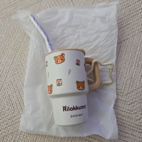 [BUNJANG] Rilakkuma Mini Tumbler Keychain / 리락쿠마 미니텀블러 키링 새상품