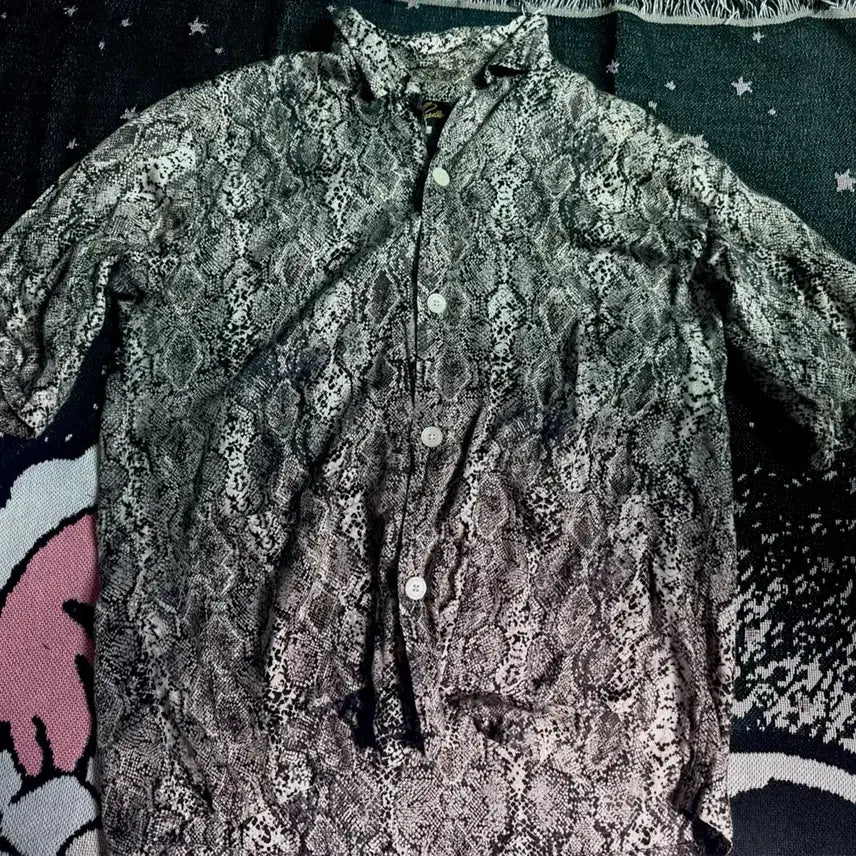 [BUNJANG] Needles Python Cabana Shirt / 니들스 파이톤 카바나 셔츠