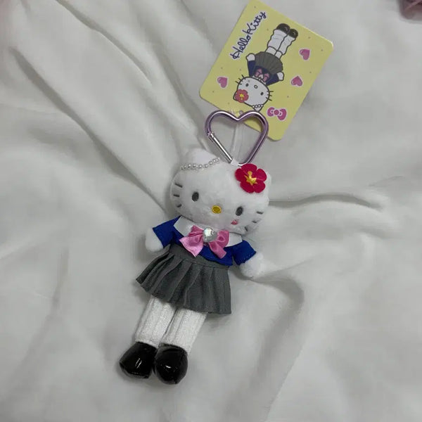 [BUNJANG] Sanrio Hello Kitty Long-Legged Uniform Plush / 산리오 롱다리 키티 헬로키티 교복