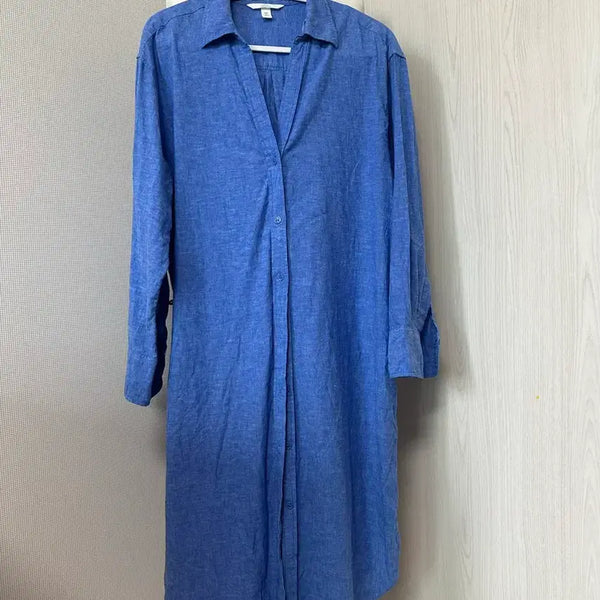 [BUNJANG] H&M Blue Shirt Dress / H&M 셔츠 원피스 블루
