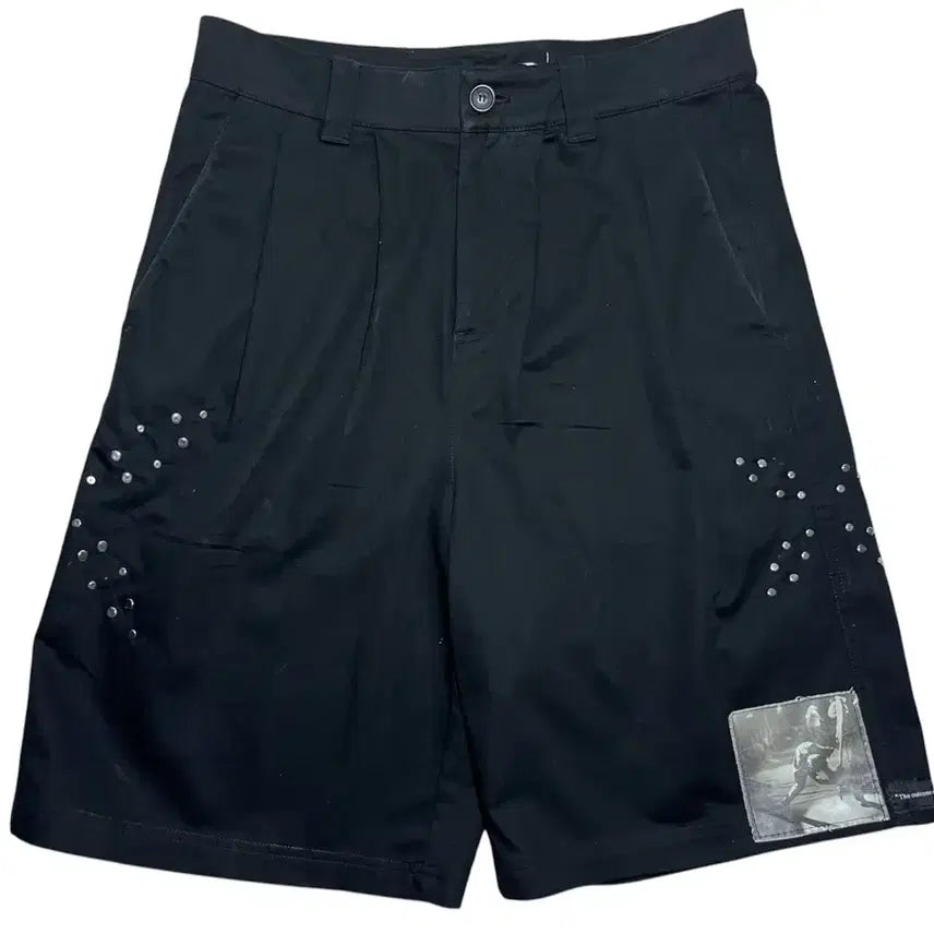 [BUNJANG] 4RCH1TYPE Signature Stud Two-Tuck Bermuda Pants / [31] 아키타입 시그니처 스터드 투 턱 버뮤다 팬츠