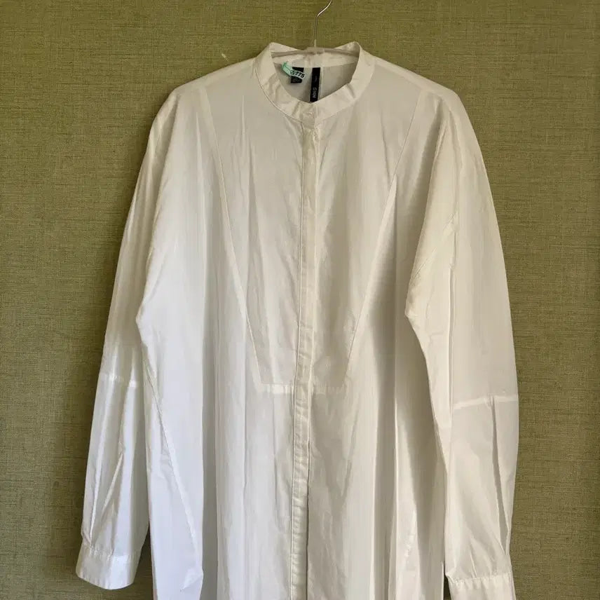 [BUNJANG] Mango MNG White Long Sleeve Shirt Medium / 망고 MNG 화이트 긴팔 셔츠 미듐