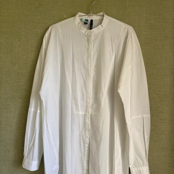 [BUNJANG] Mango MNG White Long Sleeve Shirt Medium / 망고 MNG 화이트 긴팔 셔츠 미듐