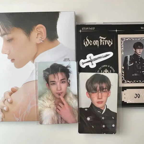 [BUNJANG] ENHYPEN Jay Album & Photocard Bundle / 앤팀 죠 포카 앨범 일괄 양도 스티커 마크온미