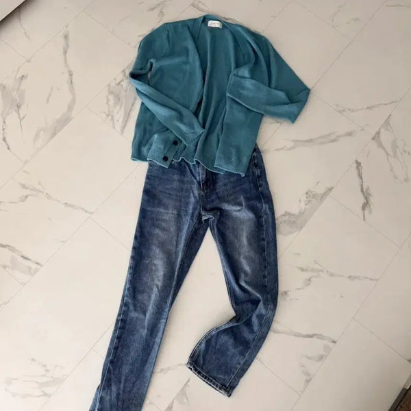 [BUNJANG] Cardigan, Jeans (Size S/28) / 가디건, 청바지 S(28)