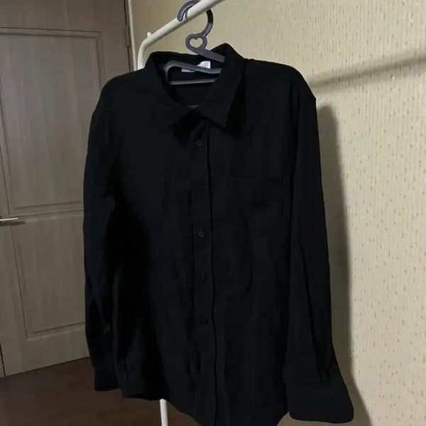 [BUNJANG] Black Shirt / 블랙 검정색 셔츠
