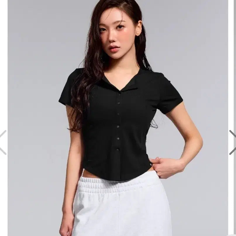 [BUNJANG] XEXYMIX Soft Tension Ribbed Button-Up Cardigan / (새상품)젝시믹스 소프트 텐션 골지 버튼업 가디건 S
