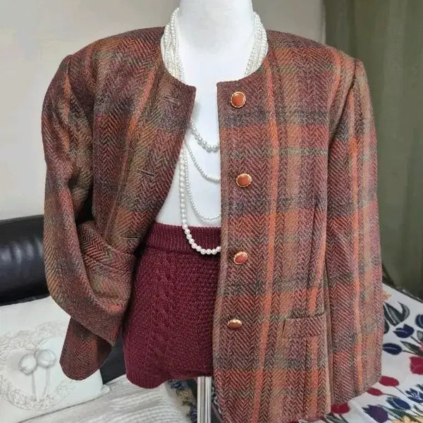 [BUNJANG] High-Quality Color Block Loose Fit Jacket / 고퀄라인 세련 색감배색 루즈핏 자켓