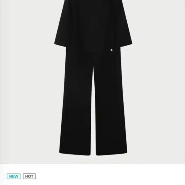 [BUNJANG] Yuppie Swan Wrap Pants Black / 유솝 스완 랩 팬츠 블랙