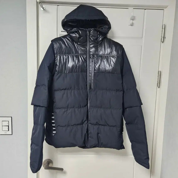 [BUNJANG] Jordan Color Blocked Duck Down Jacket / [새제품] 조던 배색 덕 다운자켓