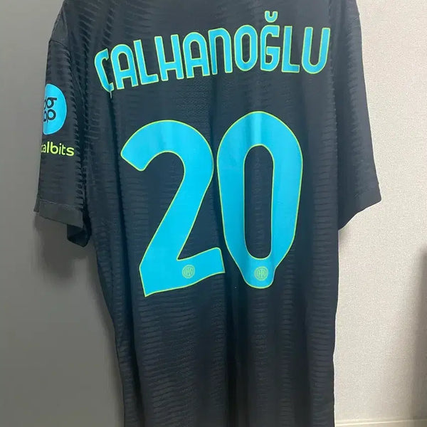 [BUNJANG] Inter Milan 21/22 Third Authentic Soccer Jersey / 2122 인터밀란 써드 블랙 찰하놀루 어센틱