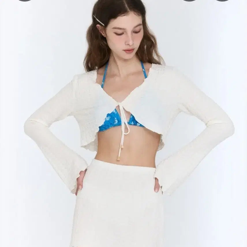 [BUNJANG] Looploop Bolero Cardigan / 새상품)루프루프 볼레로 가디건