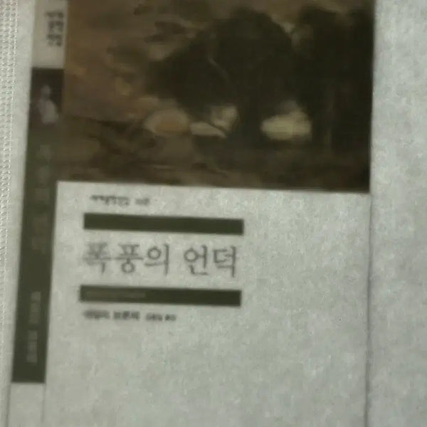 [BUNJANG] Minumsa Wuthering Heights Bookmark (Sealed) / 민음사 책갈피 폭풍의 언덕 (미개봉)