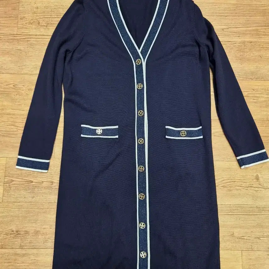 [BUNJANG] Tory Burch Navy Cardigan Size 2 / 토리버치 가디건 네이비 2