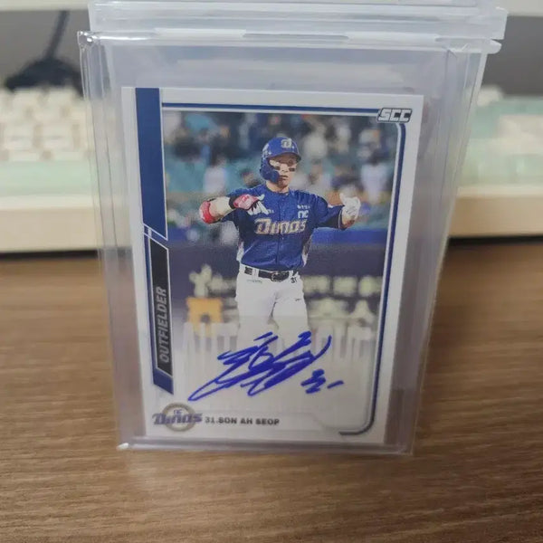 [BUNJANG] Son Ah-seop KBO Autographed Baseball Card / kbo카드 손아섭 오토 nc다이노스