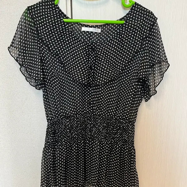 [BUNJANG] Vintage See-through Dot Blouse / 빈티지 시스루 도트 블라우스