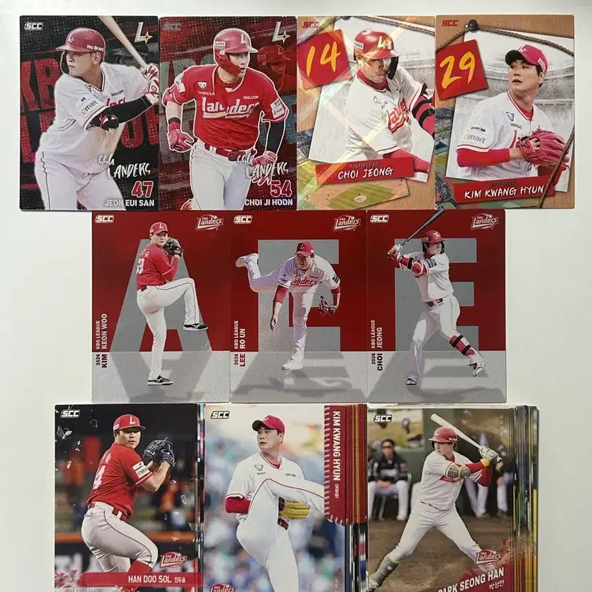 [BUNJANG] SSG Landers KBO Baseball Card Bundle Set / 급처) KBO크보 카드 SSG랜더스 일괄