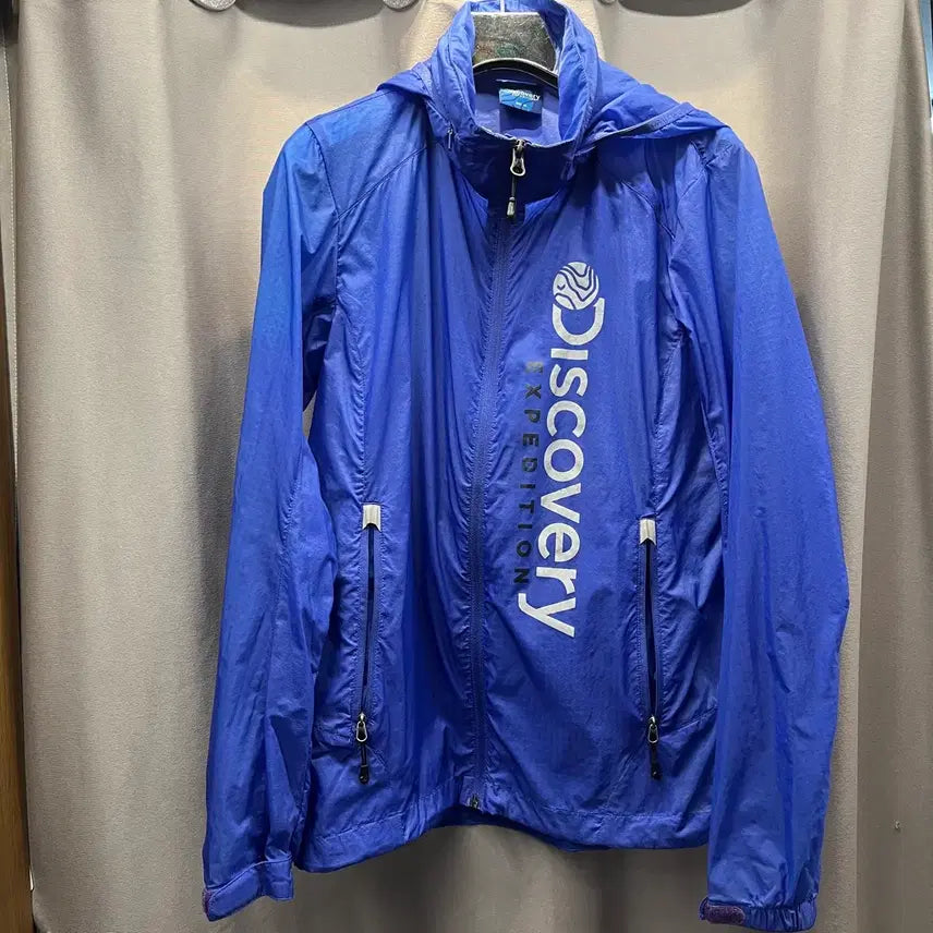[BUNJANG] Discovery Expedition Windbreaker Blue / 디스커버리 익스페디션 바람막이 블루