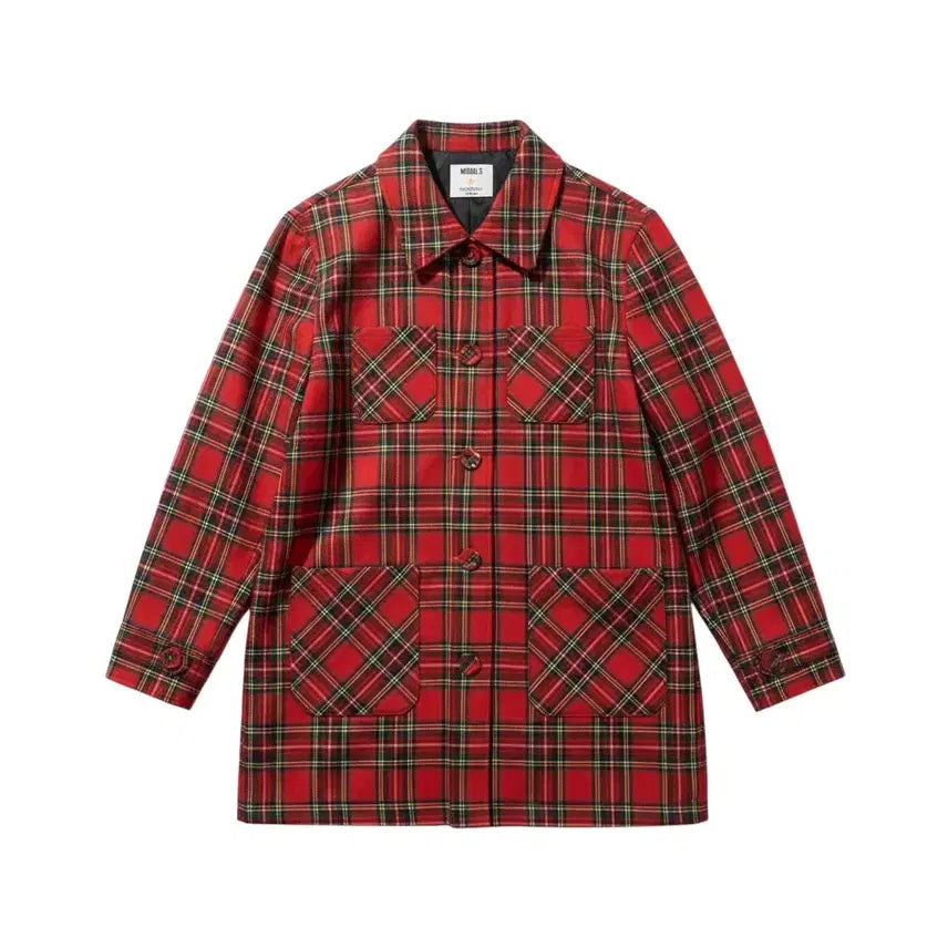 [BUNJANG] Mendl's Check Pattern Cotton Jacket Women's Size 38 (M) / 여성 38사이즈/ mendl's 체크패턴 코튼자켓RD 25-21