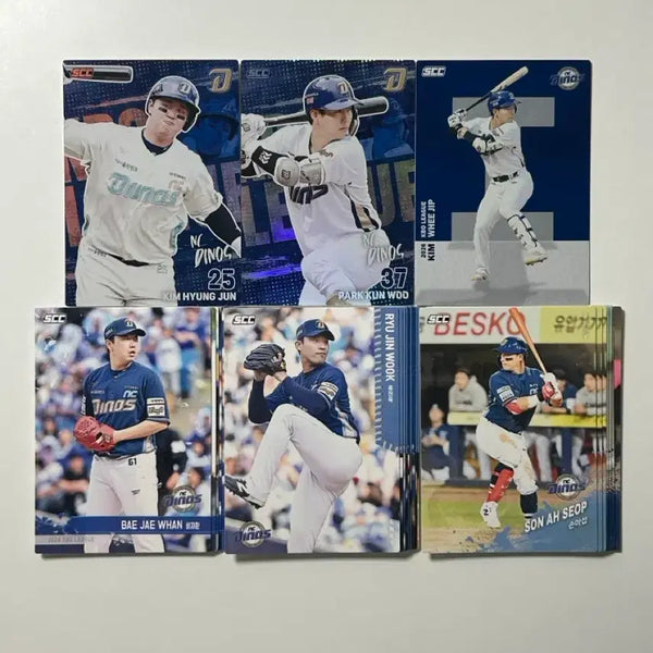 [BUNJANG] NC Dinos KBO Baseball Card Bundle Set (24 Cards) / 급처) KBO크보 카드 NC엔씨다이노스 일괄 판매