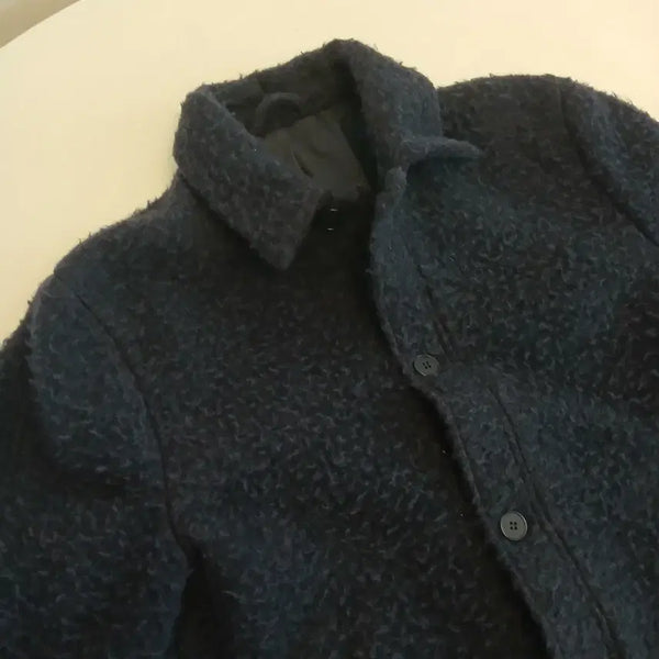 [BUNJANG] COS Bouclé Navy Jacket L / COS 부클 네이비 자켓 L