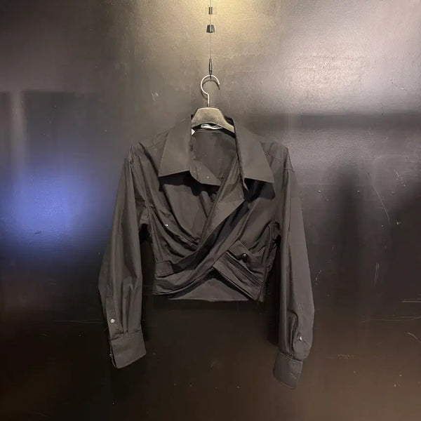 [BUNJANG] Alexander Wang Cropped Shirt / 알렉산더 왕 크롭 셔츠