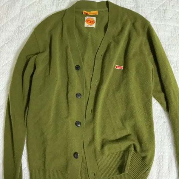 [BUNJANG] Kodak Olive Cardigan / 코닥 가디건 올리브