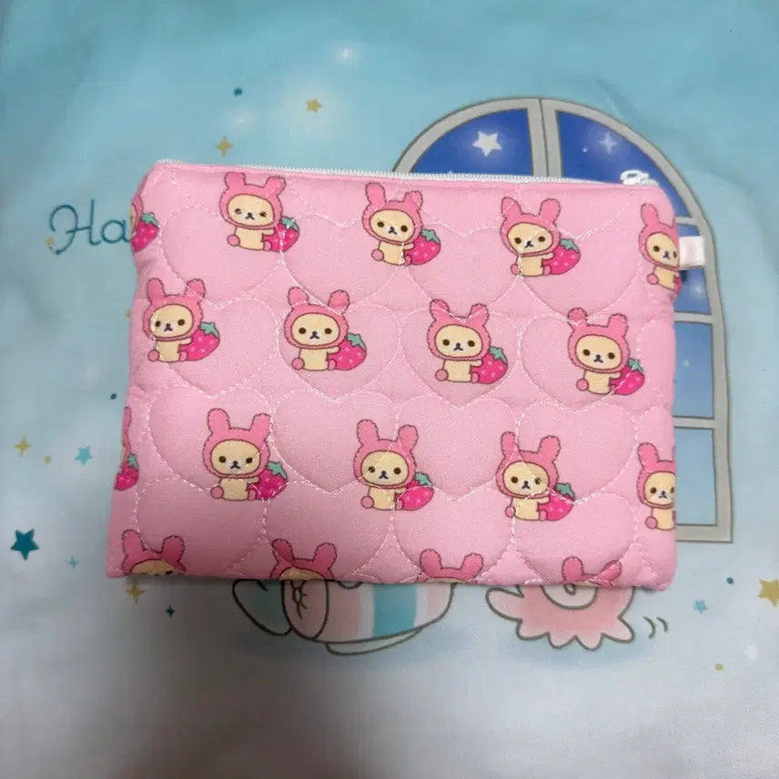 [BUNJANG] Usagi Korilakkuma Handmade Pouch / 우사기 코리락쿠마 핸드메이드 파우치