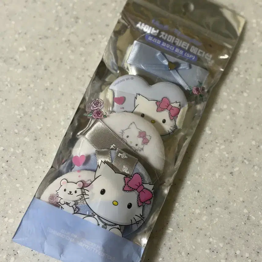 [BUNJANG] Fillimilli x Charming Kitty Powder Puff / 필리밀리 챠미키티 파우더퍼프 새상품