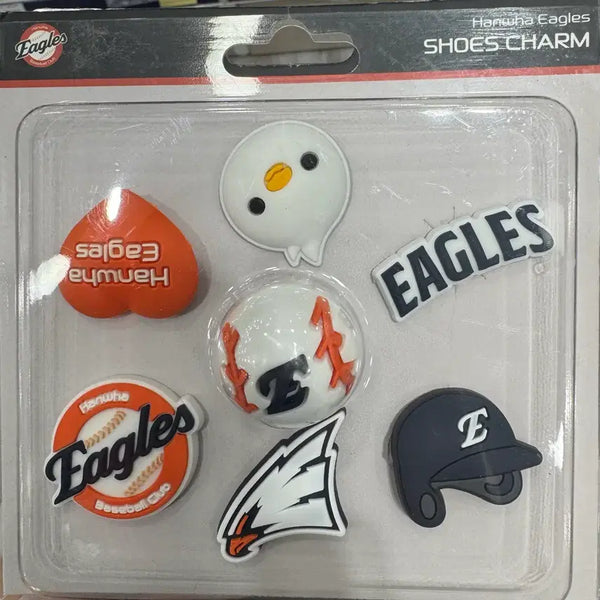 [BUNJANG] Hanwha Eagles Shoe Charm Set (Sealed) / (미개봉) 한화 이글스 슈즈참 세트