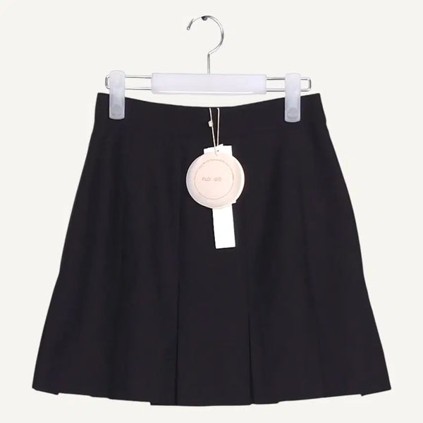 [BUNJANG] Flowoom Black Mini Pleated Skirt Size S / 플로움 FLOWOOM 검정 미니 플리츠 치마 S (새상품)_A1028