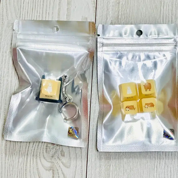 [BUNJANG] Odd Studio Digimon Adventure Patamon & Takeru Yamato Keychain & Keycap Set / 디지몬 어드벤처 오드스튜디오 키캡+키캡 키링 세트 파닥몬 리키 희망