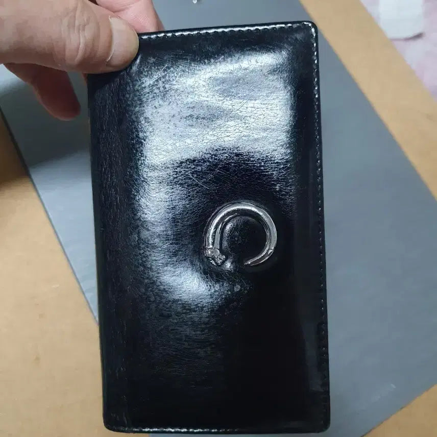 [BUNJANG] Cartier Black Bi-Fold Wallet / 까르띠에 3단 중지갑 블랙팝니다
