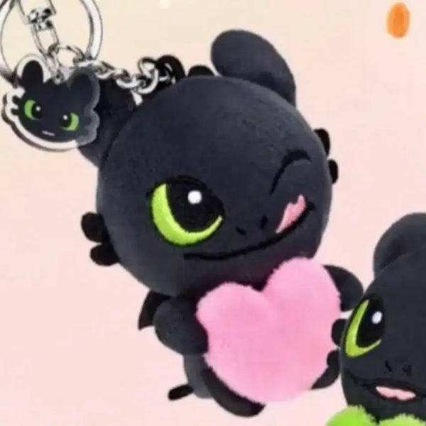 [BUNJANG] How to Train Your Dragon Toothless Keychain Plush / 드래곤 길들이기 올리브영 콜라보 투슬리스 키링 인형