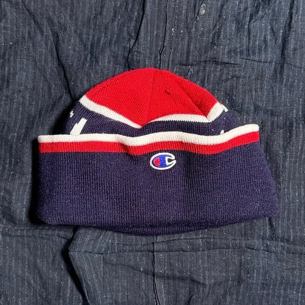 [BUNJANG] Champion Colorblock C Logo Knit Beanie / 10s 챔피온 컬러블록 C 로고 니트 비니 57-59