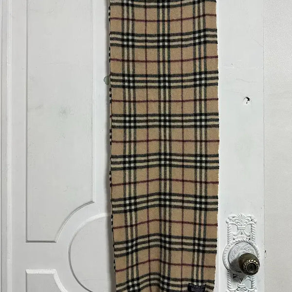 [BUNJANG] Burberry Lambswool Check Scarf / 버버리 램스울 체크 머플러