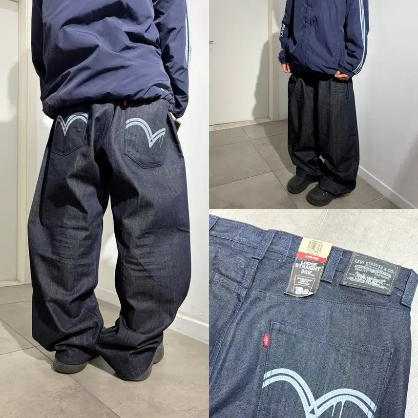 [BUNJANG] Levi's 569 Loose Straight Denim Pants / 00s 리바이스 569 루즈핏 LOOSE STRAIGHT 데님 팬츠 바지
